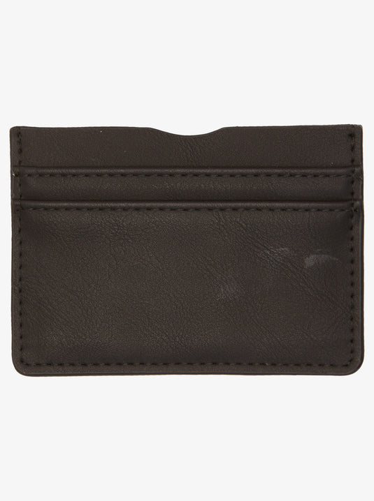 Quiksilver Men's Brackman Card Wallet Black AQYAA03414-KVJ0