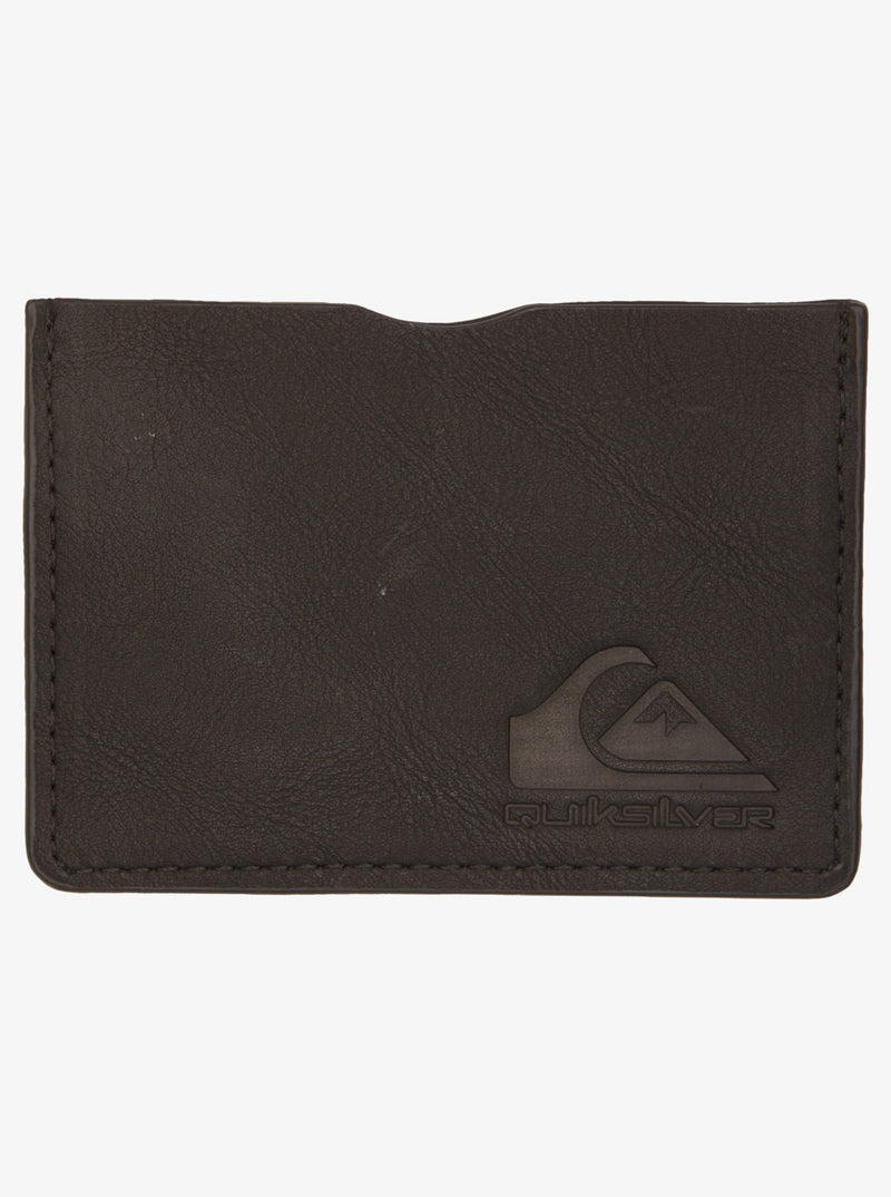 Load image into Gallery viewer, Quiksilver Men&#39;s Brackman Card Wallet Black AQYAA03414-KVJ0
