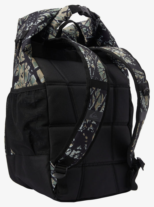 Quiksilver Unisex Sea Stash Voyager Roll Top Surf Backpack Woodland Abstract Sea Spray AQYBP03171_GLW6