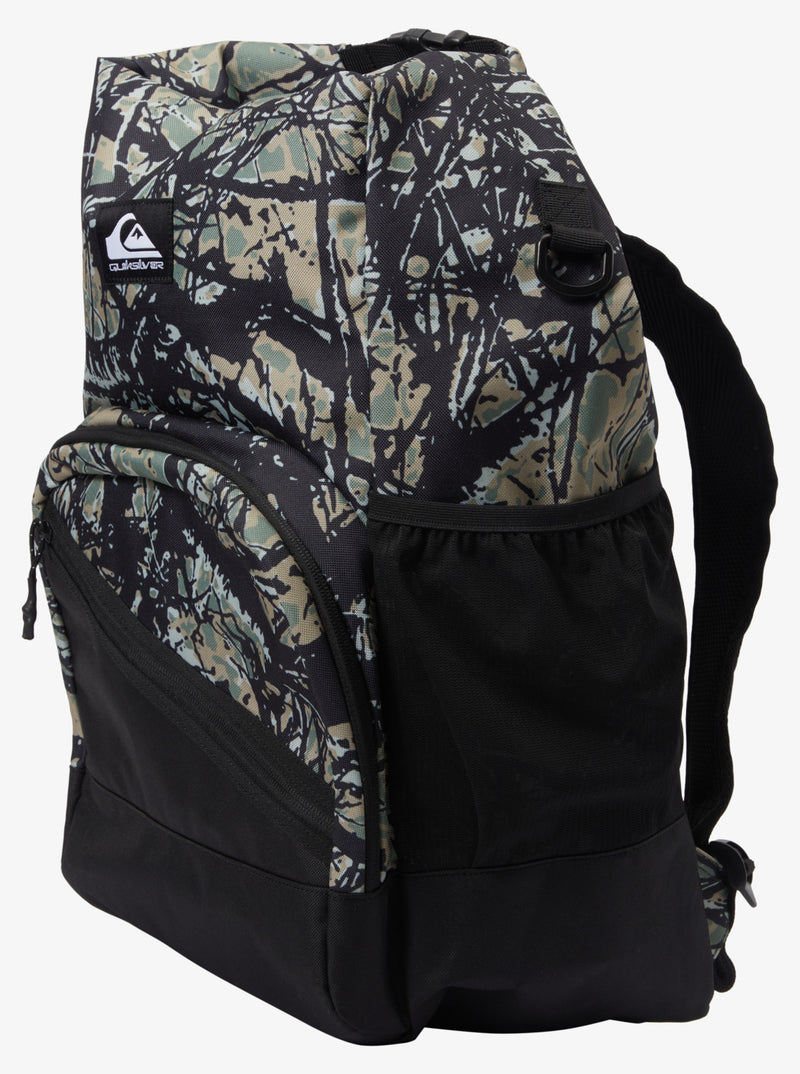 Load image into Gallery viewer, Quiksilver Unisex Sea Stash Voyager Roll Top Surf Backpack Woodland Abstract Sea Spray AQYBP03171_GLW6
