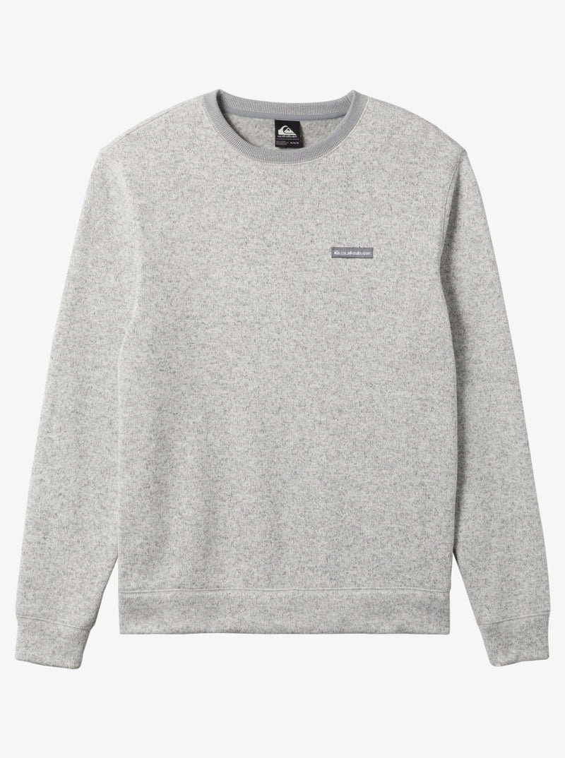 Load image into Gallery viewer, Quiksilver Men&#39;s Keller Pullover Sweatshirt Light Grey Heather AQYFT03341-SJSH
