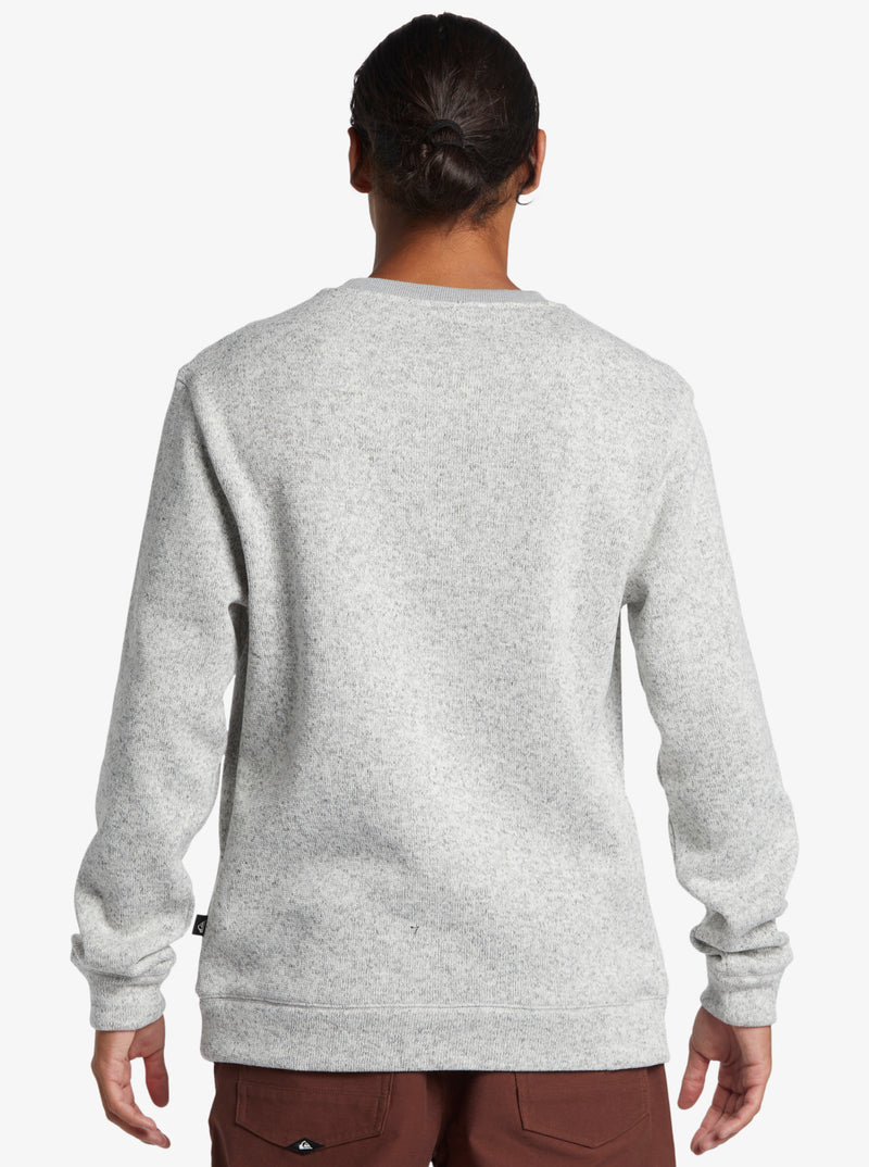 Load image into Gallery viewer, Quiksilver Men&#39;s Keller Pullover Sweatshirt Light Grey Heather AQYFT03341-SJSH
