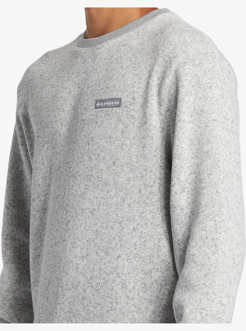 Load image into Gallery viewer, Quiksilver Men&#39;s Keller Pullover Sweatshirt Light Grey Heather AQYFT03341-SJSH
