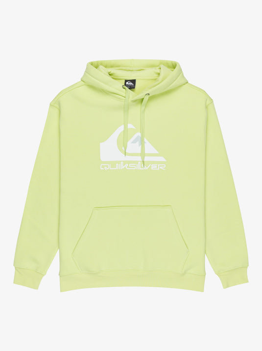 Quiksilver Men's Big Logo Pullover Hoodie Shadow Lime AQYFT03356-GCQ0