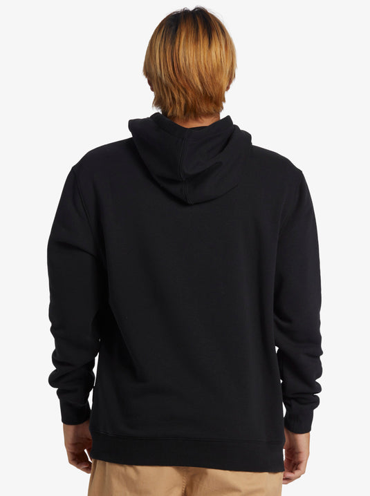 Quiksilver Men's Big Logo Pullover Hoodie Black AQYFT03356-KVJ0