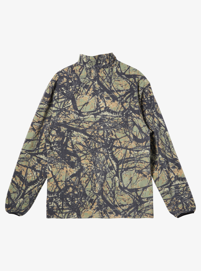 Load image into Gallery viewer, Quksilver Men&#39;s Surf Days Polar Fleece Half Zip Pullover Camo AQYFT03397_CQY8
