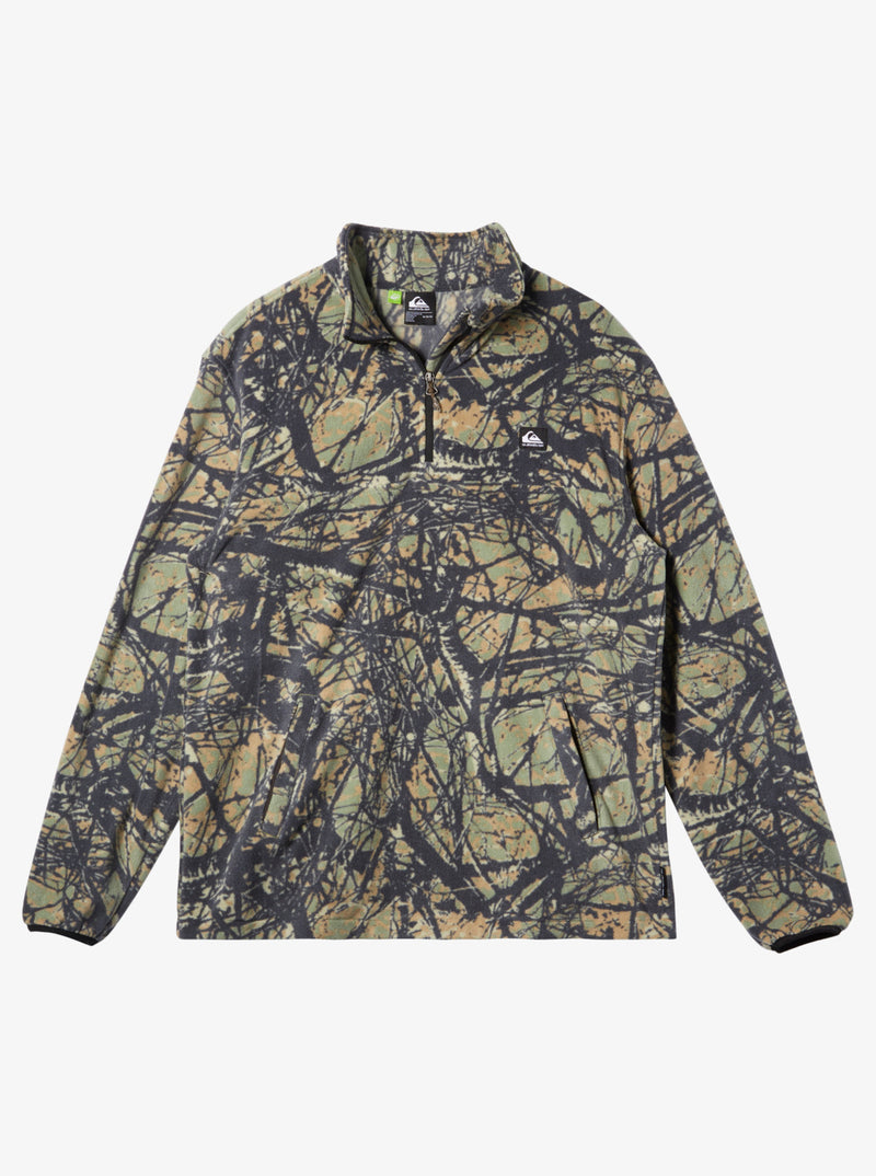 Load image into Gallery viewer, Quksilver Men&#39;s Surf Days Polar Fleece Half Zip Pullover Camo AQYFT03397_CQY8
