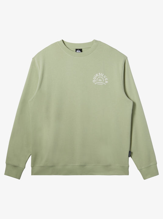 Quiksiver Men's Graphic Pullover Sweatshirt Desert Sage AQYFT03398-GLF0