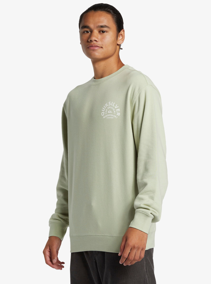 Load image into Gallery viewer, Quiksiver Men&#39;s Graphic Pullover Sweatshirt Desert Sage AQYFT03398-GLF0
