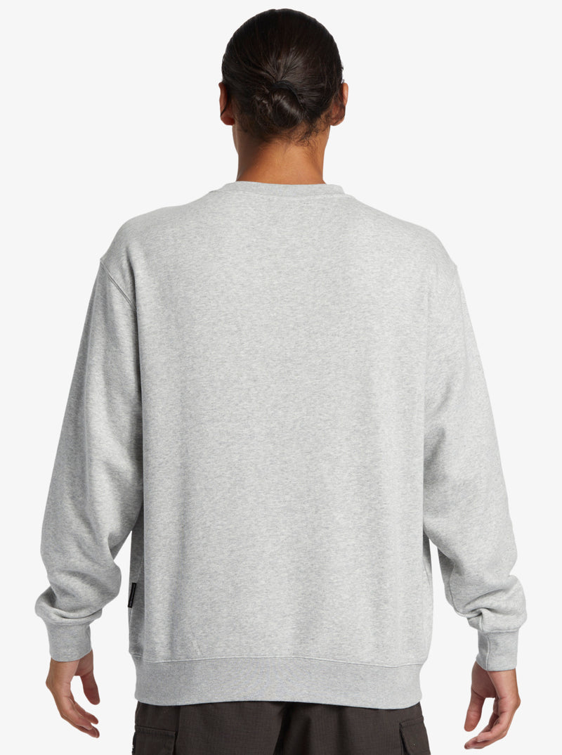 Load image into Gallery viewer, Quiksiver Men&#39;s Graphic Pullover Sweatshirt Light Grey Heather AQYFT03398-SJSH
