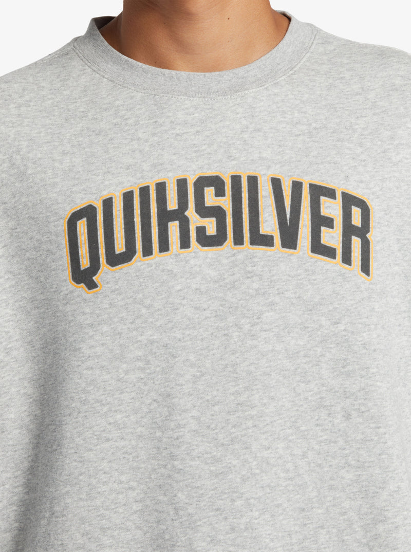 Load image into Gallery viewer, Quiksiver Men&#39;s Graphic Pullover Sweatshirt Light Grey Heather AQYFT03398-SJSH
