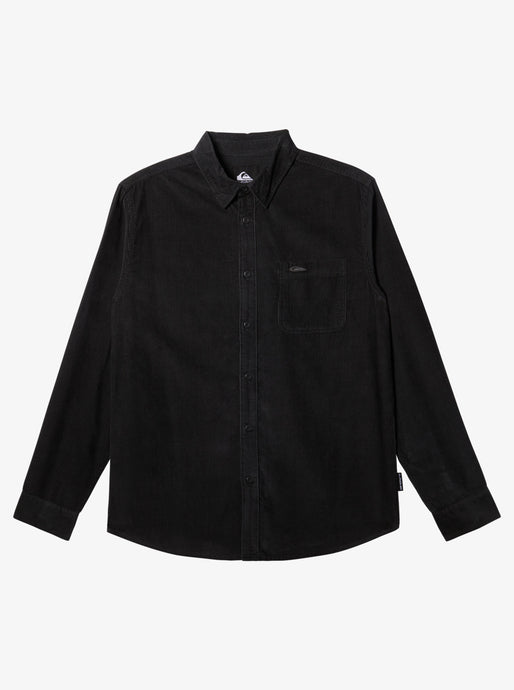 Quiksilver Men's Smoke Trail Corduroy Shirt Tarmac Smoke AQYWT03359-KVJ0