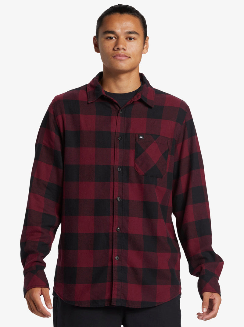 Load image into Gallery viewer, Quiksilver Buffalo Classic Flannel Shirt Wine AQYWT03369-RSR1
