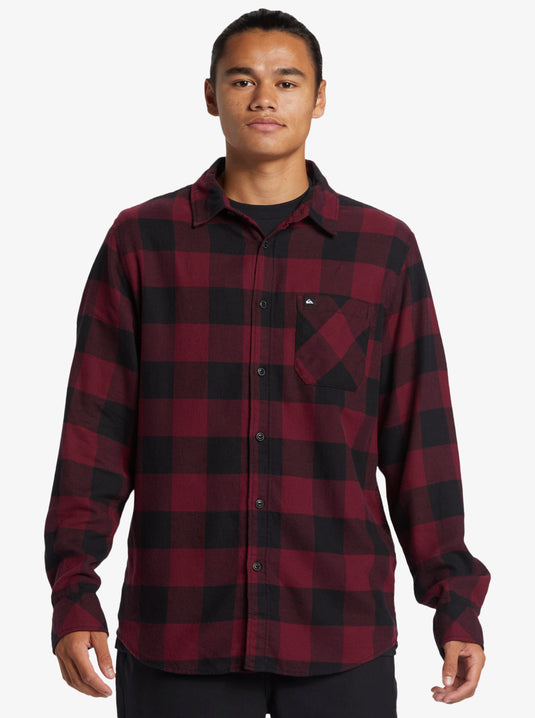 Quiksilver Buffalo Classic Flannel Shirt Wine AQYWT03369-RSR1