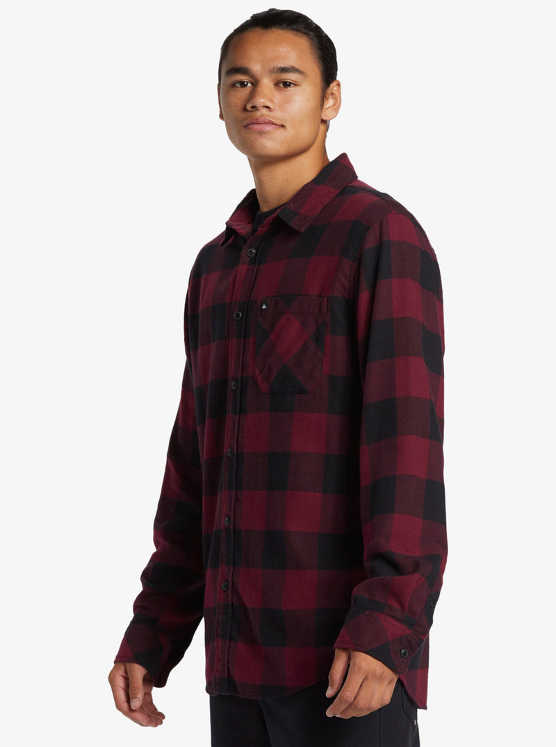 Load image into Gallery viewer, Quiksilver Buffalo Classic Flannel Shirt Wine AQYWT03369-RSR1
