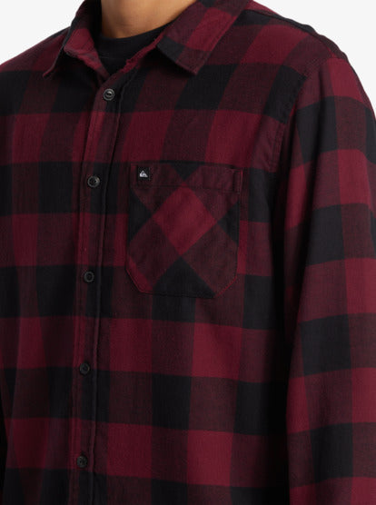 Load image into Gallery viewer, Quiksilver Buffalo Classic Flannel Shirt Wine AQYWT03369-RSR1
