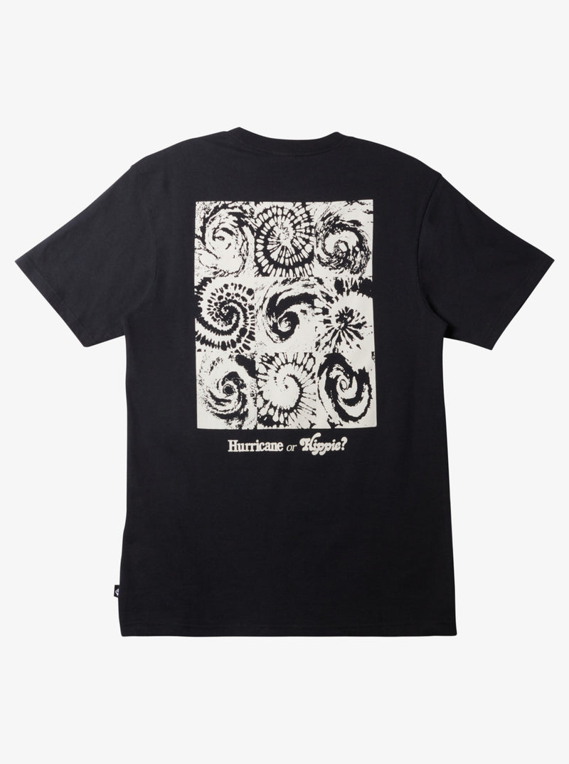 Load image into Gallery viewer, Quiksilver Men&#39;s Hurricane Or Hippie T-Shirt Black AQYZT09540-KVJ0
