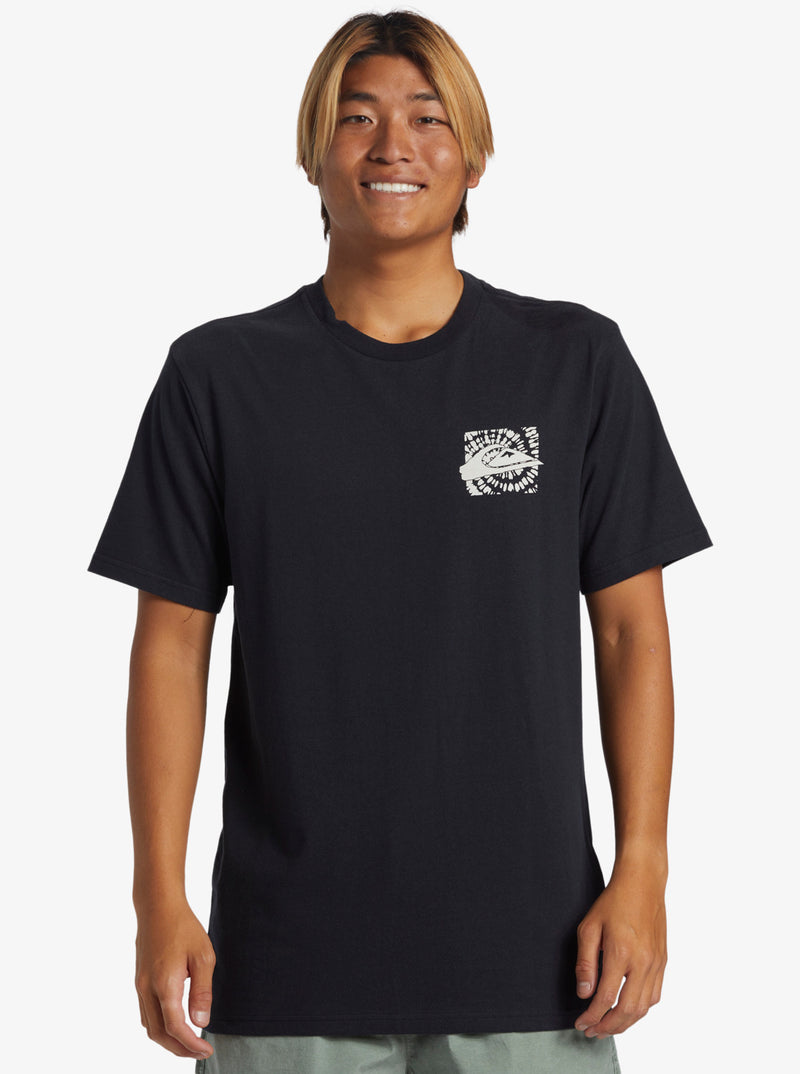 Load image into Gallery viewer, Quiksilver Men&#39;s Hurricane Or Hippie T-Shirt Black AQYZT09540-KVJ0
