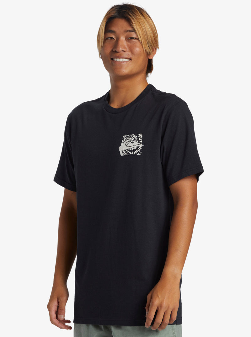 Load image into Gallery viewer, Quiksilver Men&#39;s Hurricane Or Hippie T-Shirt Black AQYZT09540-KVJ0
