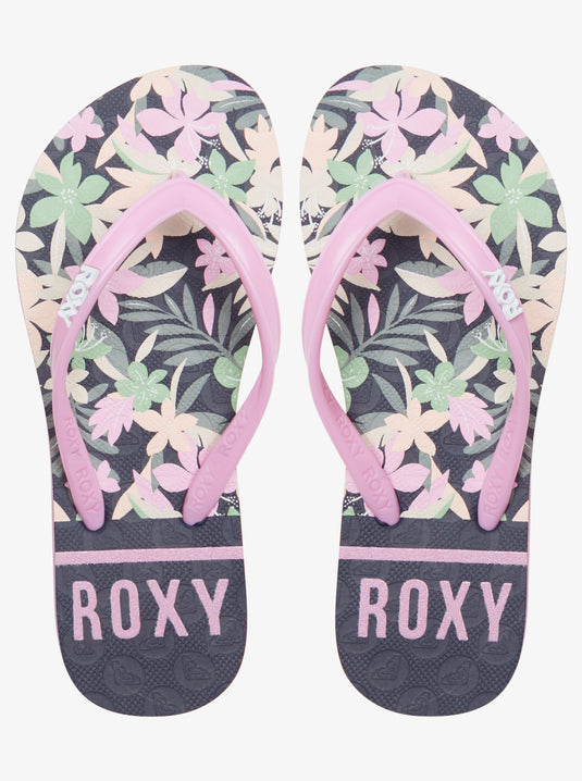 Roxy Kid's Viva Stamp Sandals Crazy Pink/Blue Radiance ARGL100283-ZPB