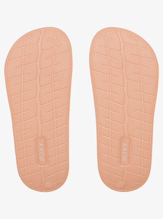 Roxy Kid's Slippy Slider Sandals Peach Cream ARGL100287-PCR
