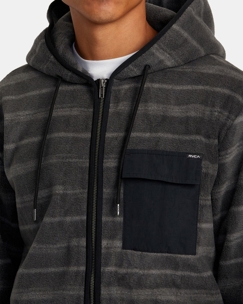 Load image into Gallery viewer, RVCA Men&#39;s Hawthorne Zip Up Sherpa Fleece Multi AVYFT00281_MUL
