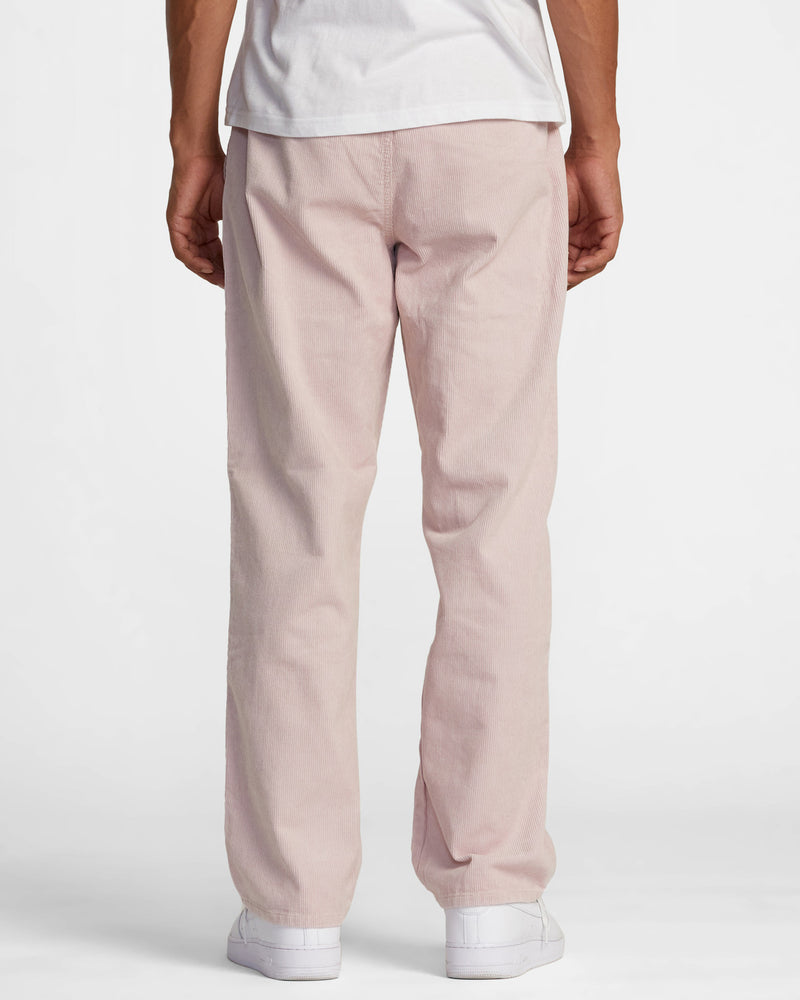 Load image into Gallery viewer, RVCA Men&#39;s Americana Elastic Corduroy Pants Pale Mauve AVYNP00155-PAL
