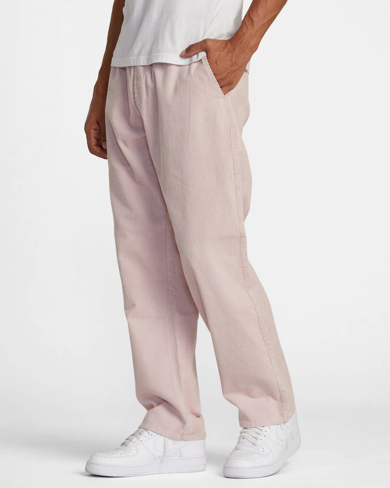 Load image into Gallery viewer, RVCA Men&#39;s Americana Elastic Corduroy Pants Pale Mauve AVYNP00155-PAL
