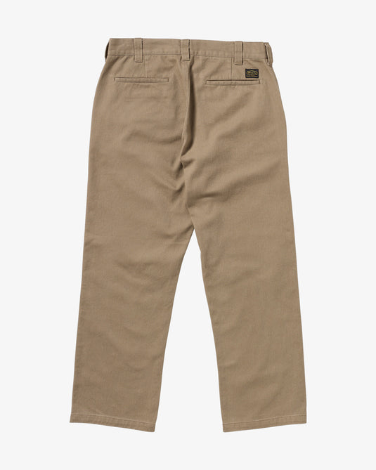 RVCA Men's Americana Chino Pants Coyote AVYNP00227-CYT