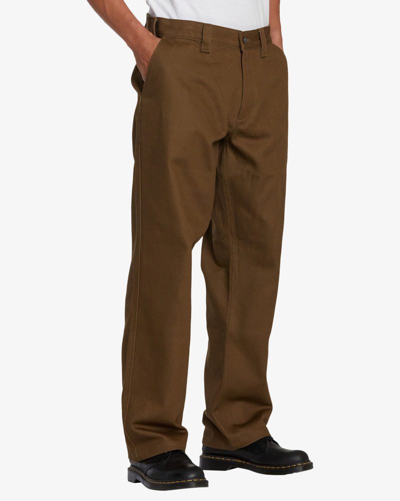 Load image into Gallery viewer, RVCA Men&#39;s Americana Chino Pants Bombay Brown AVYNP00227-BWN
