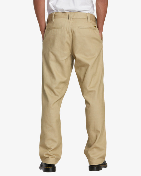 RVCA Men's Americana Chino Pants Khaki AVYNP00227-KHA