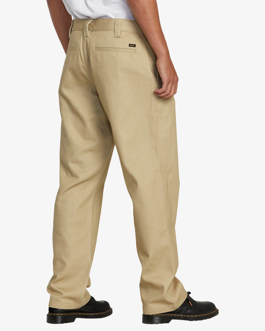 RVCA Men's Americana Chino Pants Khaki AVYNP00227-KHA