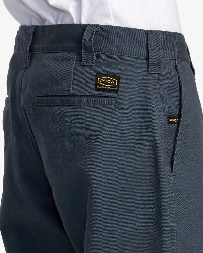 Load image into Gallery viewer, RVCA Men&#39;s Americana Chino Pants Garage Blue AVYNP00227-KSD0
