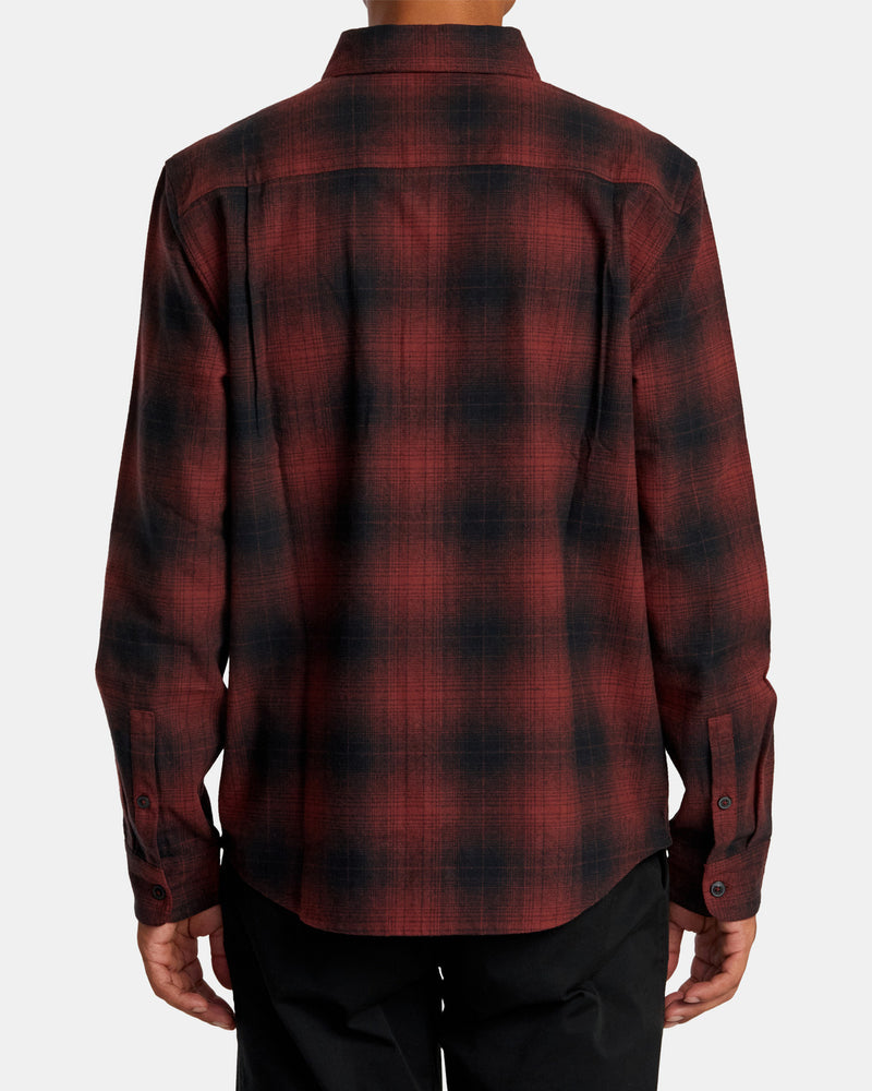 Load image into Gallery viewer, RVCA Men&#39;s Dayshift Flannel Shirt Red Earth AVYWT00505-RDE
