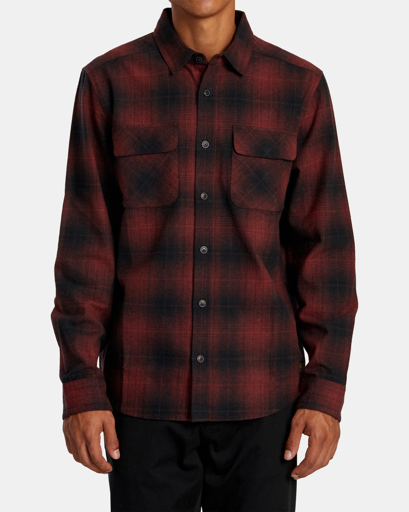 Load image into Gallery viewer, RVCA Men&#39;s Dayshift Flannel Shirt Red Earth AVYWT00505-RDE
