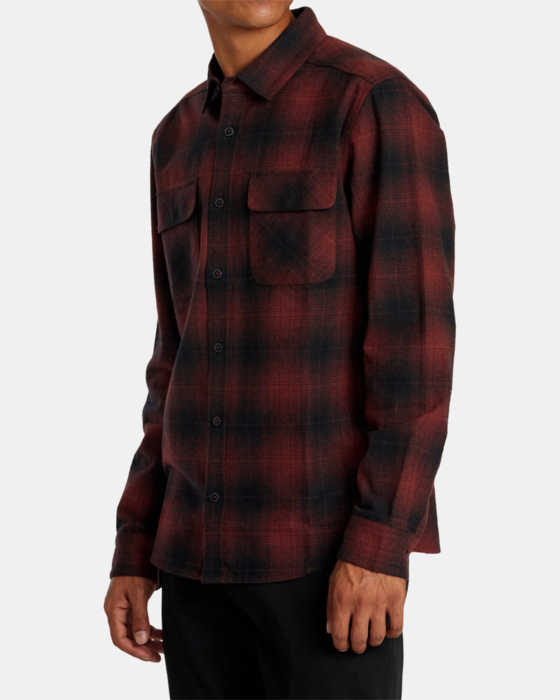 Load image into Gallery viewer, RVCA Men&#39;s Dayshift Flannel Shirt Red Earth AVYWT00505-RDE
