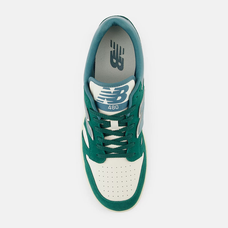 Load image into Gallery viewer, New Balance Unisex 480 Shoes Marsh Green/Linen/New Spruce BB480LPA
