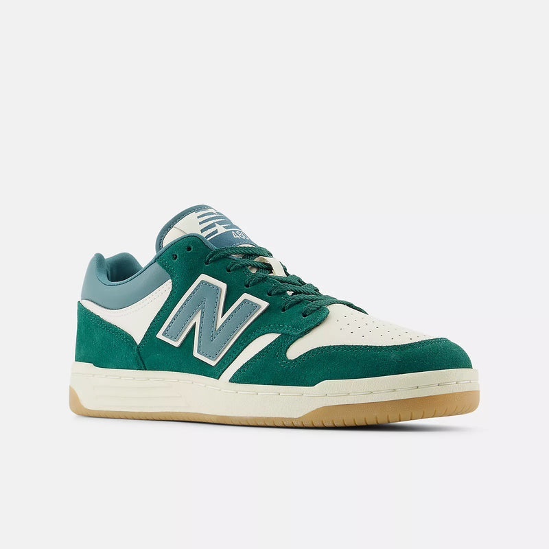 Load image into Gallery viewer, New Balance Unisex 480 Shoes Marsh Green/Linen/New Spruce BB480LPA
