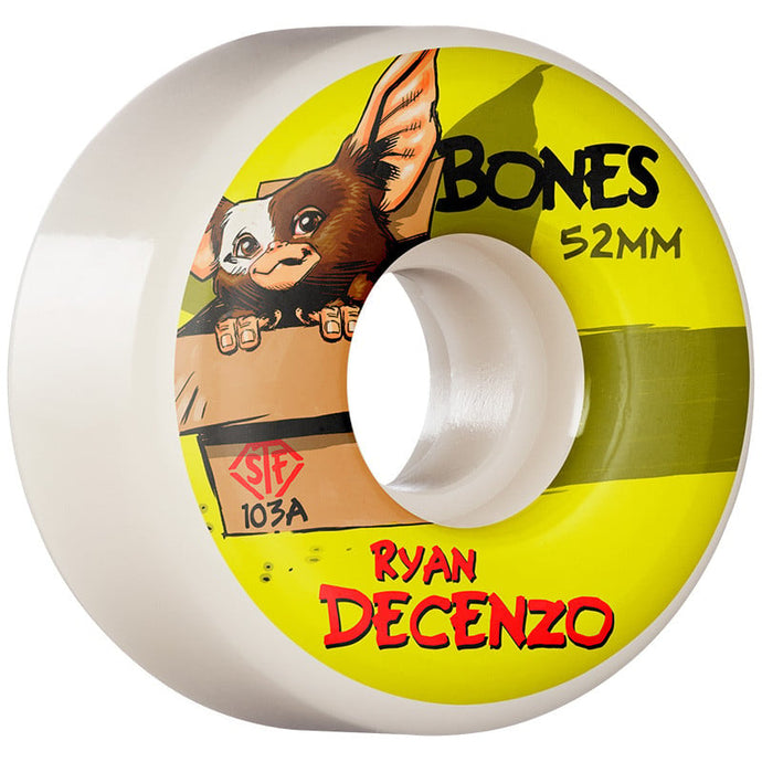 Bones Decenzo Gizzmo 52mm V2 Locks Bones Street Tech Wheels Assorted WPCARD0075203W4