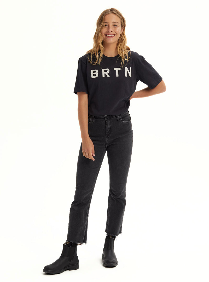 Load image into Gallery viewer, Burton Unisex BRTN Regular Fit T-Shirt True Black 20375102001
