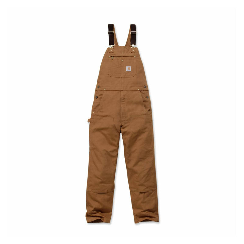 Load image into Gallery viewer, Carhartt Men&#39;s Relaxed Fit Duck Bib Overall Carhartt Brown 102776-211
