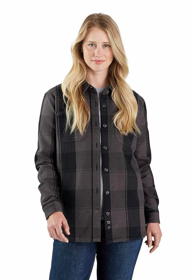 Load image into Gallery viewer, Carhartt Women&#39;s Loose Fit Twill Shirt Black 106450-N04
