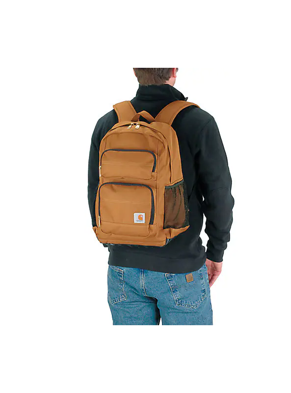 Load image into Gallery viewer, Carhartt Unisex 27L Single-Compartment Backpack Carhartt Brown B0000273-CHBR
