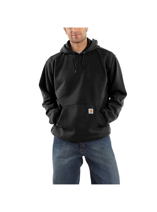 Carhartt Men's Loose Fit Midweight Hoodie Black K121-BLK