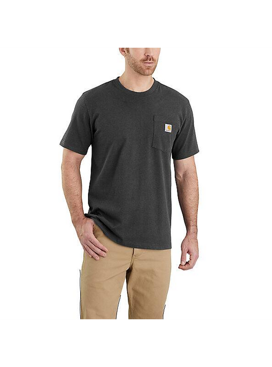 Carhartt Men's Relaxed Fit Heavyweight T-Shirt Carbon Heather 103296-CRH