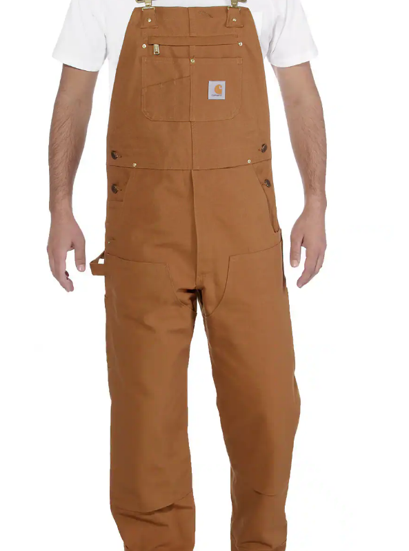 Load image into Gallery viewer, Carhartt Men&#39;s Relaxed Fit Duck Bib Overall Carhartt Brown 102776-211
