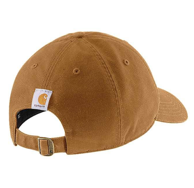 Load image into Gallery viewer, Carhartt Women&#39;s Canvas Script Graphic Cap Brown 105247-BRN
