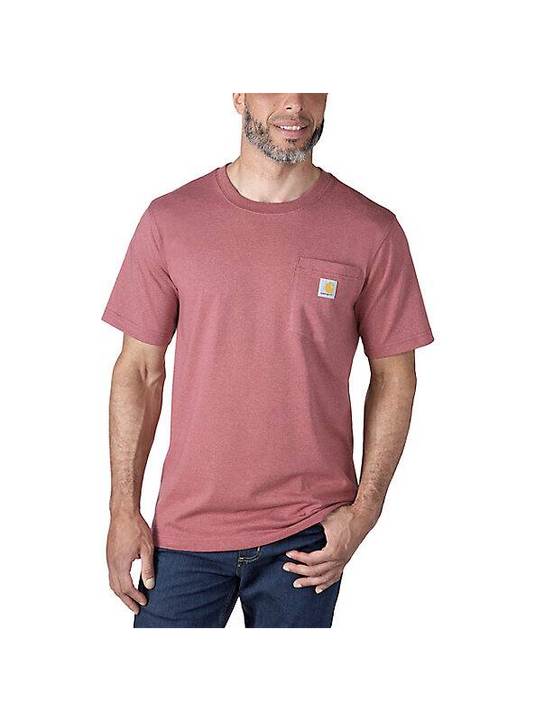 Carhartt Men's Relaxed Fit Heavyweight T-Shirt Apple Butter Heather 103296-Q53