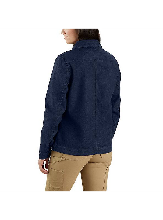 Carhartt Women's Relaxed Fit Denim Long Sleeve Shirt Zion 105492-H85