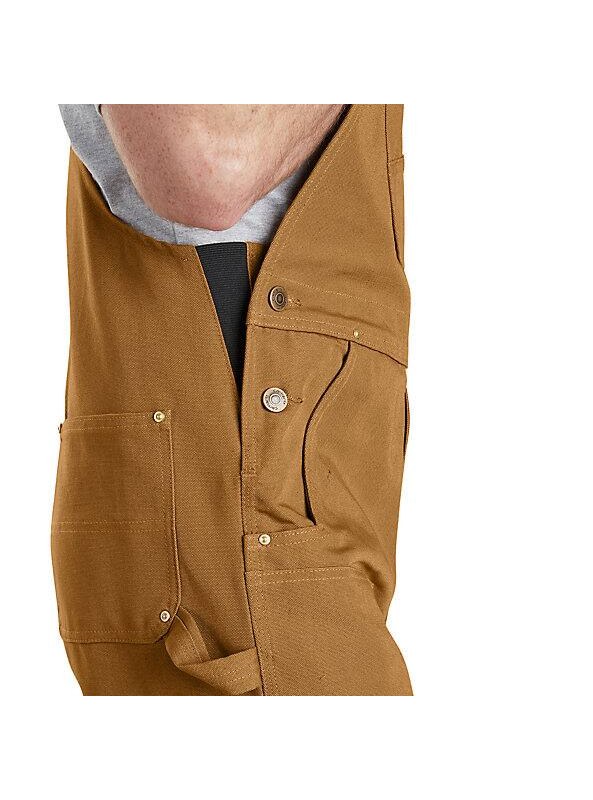 Load image into Gallery viewer, Carhartt Men&#39;s Relaxed Fit Duck Bib Overall Carhartt Brown 102776-211
